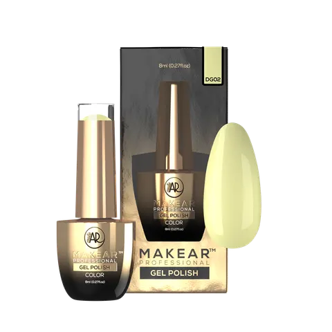 Makear DG02 Hello Yellow Lakier Hybrydowy 8 ml Glow In Dark 02