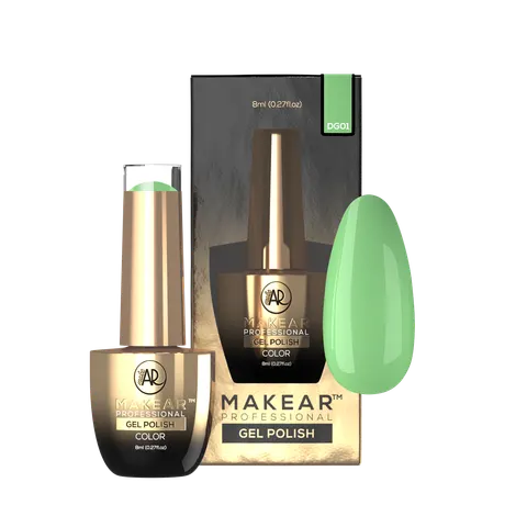 Makear DG01 Green Dream Lakier Hybrydowy 8 ml Glow In Dark 01