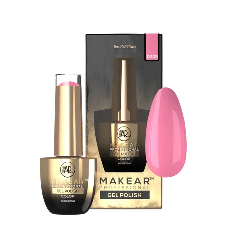 Makear DG05 Think Pink Lakier Hybrydowy 8 ml Glow In Dark 05