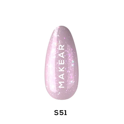 Makear™ Lakier Hybrydowy UV/LED Diamond S51 Violet Groovy