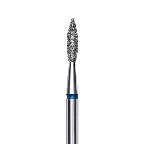 Staleks Frez Diamentowy Płomyk Ostry Niebieski 2,1 mm