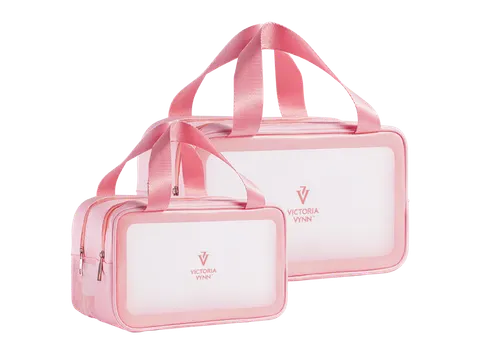 Victoria Vynn Kosmetyczki Dwupak Różowe