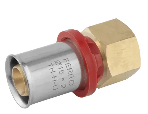 FERRO Złączka prosta FPRESS TH-H-U 16x1/2" GW