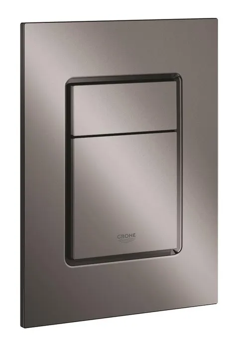 Przycisk spłukujący Skate Cosmopolitan S, hard graphite, do małych kominków rewizyjnych