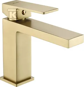 Bateria umywalkowa stojąca bez korka spustowego ARS BRUSHED GOLD