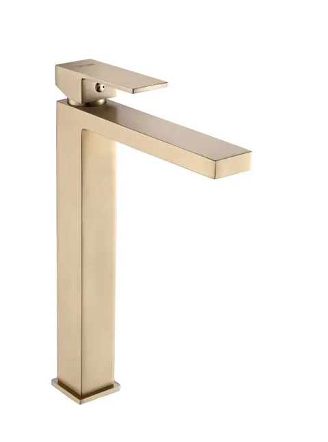 Bateria umywalkowa stojąca wysoka ARS BRUSHED GOLD