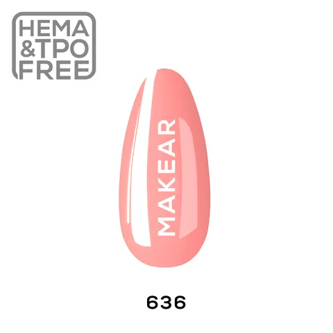 Makear 636 Lakier Hybrydowy Babe 8 ml