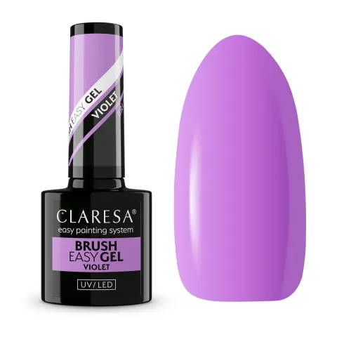 Claresa Żel w Butelce Brush Easy Violet 5g