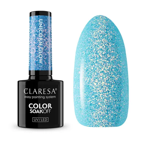 Claresa Unicorn Glow 1 Lakier Hybrydowy 5g