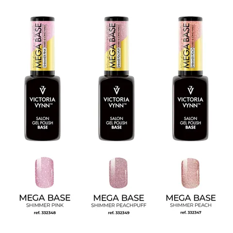 Victoria Vynn Zestaw Mega Base Shimmer 3x8 ml