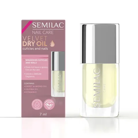 Semilac Suchy Olejek Do Skórek Velvet Dry Oil 7ml