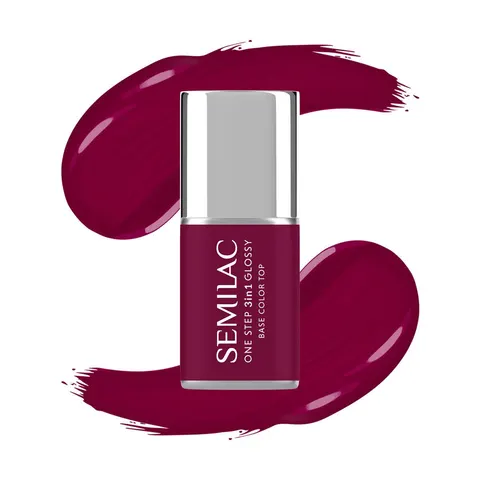 Semilac S775 Plum Wine One Step 3w1 Lakier Hybrydowy 7ml
