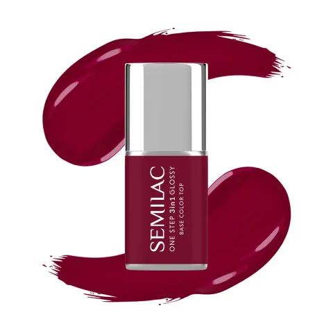 Semilac S570 Dark Raspberry One Step 3w1 Lakier Hybrydowy 7ml