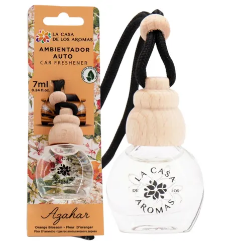 LA CASA DE LOS AROMAS Odświeżacz do samochodu KWIAT POMARAŃCZY, 7 ml