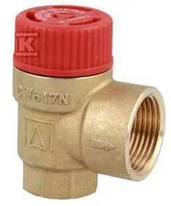 AFRISO MS, 1.5 bar, Rp1/2\" x Rp3/4\"" - Zawór bezpieczeństwa do c.o."