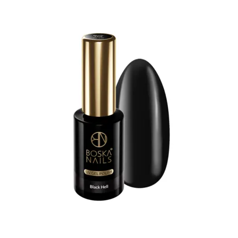 Boska Nails 550 Black Hell UP Lakier Hybrydowy 10 ml