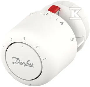 Danfoss Aero RA click - Głowica termostatyczna, z nastawą zero 015G4595