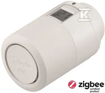 Danfoss Ally - Głowica termostatyczna. 2 adaptery 014G2420