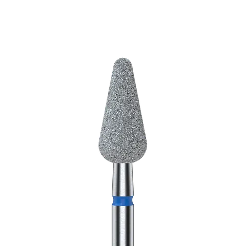 Staleks Frez Diamentowy Grusza Zaokrąglona Niebieska 5mm/12mm