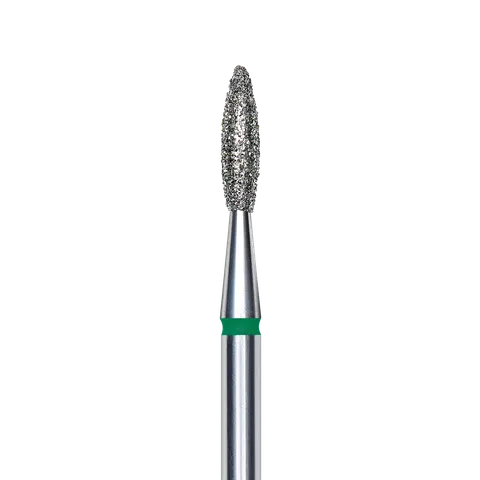 Staleks Frez Diamentowy Płomyk Zielony 2,1mm/8mm