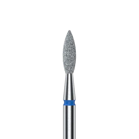 Staleks Frez Diamentowy Płomień Ostry Niebieski 2,3mm/8mm