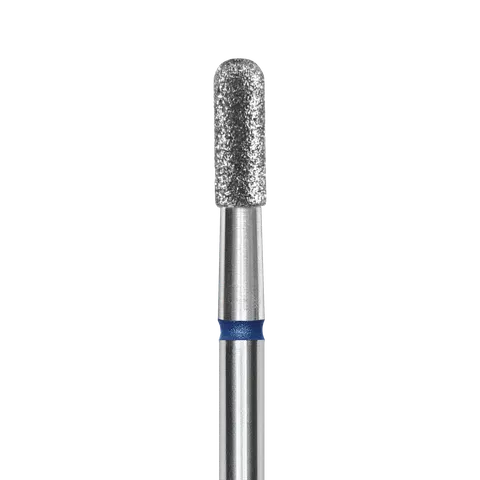Staleks Frez Diamentowy Zaokrąglony Walec Niebieski 2,3mm/6,5mm