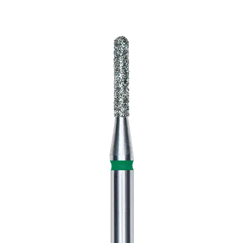 Staleks Frez Diamentowy Zaokrąglony Walec Zielony 1,4mm/8mm
