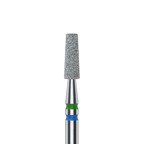 Staleks Frez Diamentowy DUO Stożek Niebiesko-Zielony 2,5mm/8mm