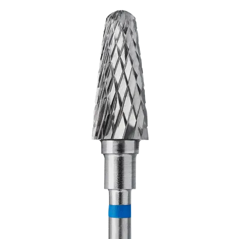 Staleks Frez z Węglika Spiekanego Ścięty Stożek Niebieski 6mm/14mm