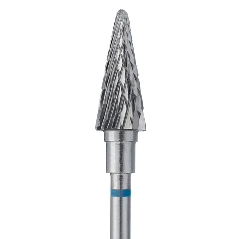 Staleks Frez z Węglika Spiekanego Stożek Niebieski 6mm/14mm