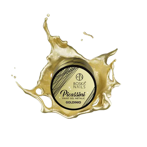 Boska Nails Picassini Metalic Paint Goldinio 5 ml