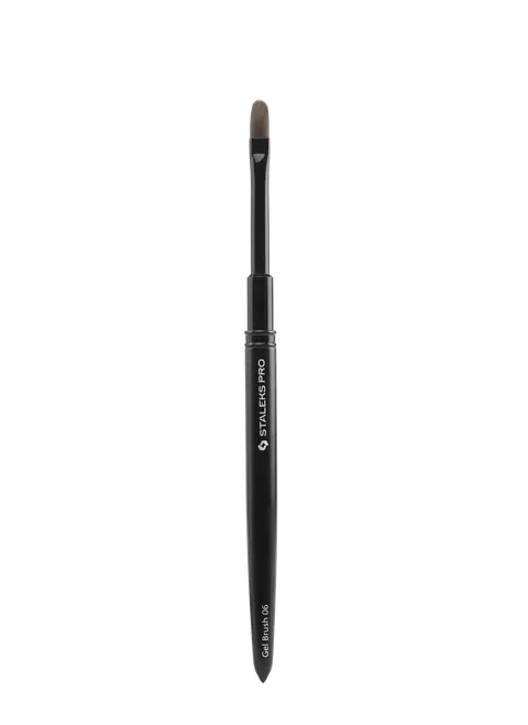 STALEKS - Pędzelek do żelu EXPERT szerokość 6mm/długość 11mm NBE-06