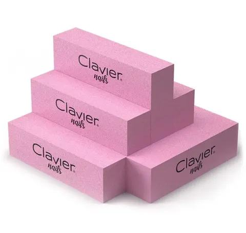 Clavier Blok Polerski Różowy 10 szt