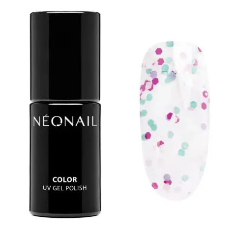 Neonail Lakier Hybrydowy Top Glow Sprinkles On Top 7,2 ml