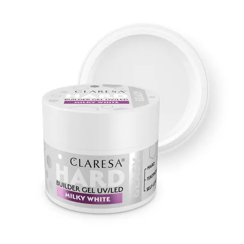 Claresa Żel Budujący Hard&Easy Milky White 12 g
