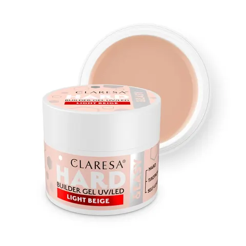 Claresa Żel Budujący Hard&Easy Light Beige 12 g