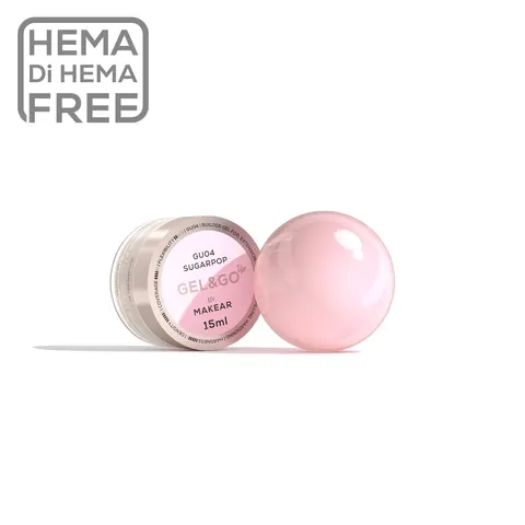 Makear Żel GU04 Gel&Go UP - Sugarpop 15 ml