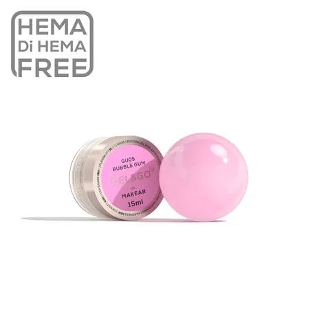 Makear Żel GU05 Gel&Go UP - Bubble Gum 15 ml