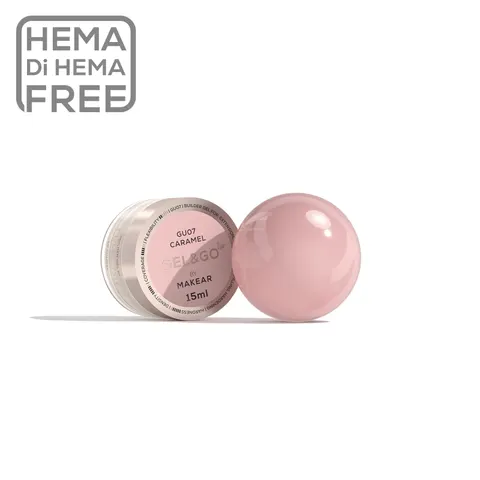 Makear Żel GU07 Gel&Go UP - Caramel 15 ml