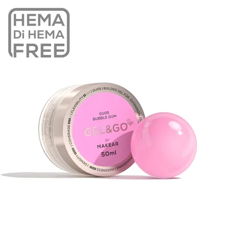 Makear Żel GU05 Gel&Go UP - Bubble Gum 50 ml