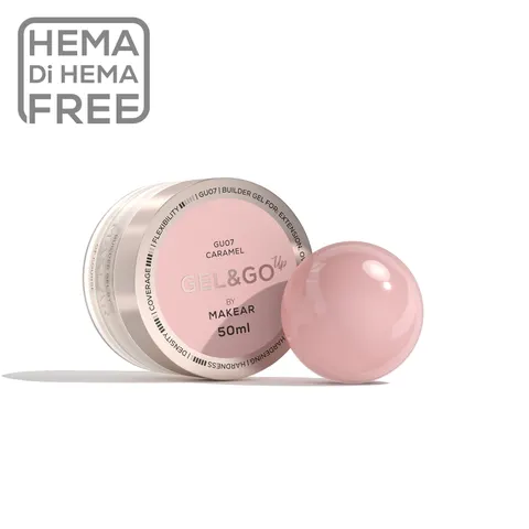 Makear Żel GU07 Gel&Go UP - Caramel 50 ml