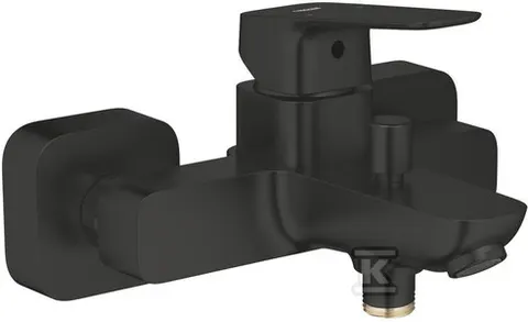 GROHE - CUBEO jednouchwytowa betria wannowa czarna 1018132430
