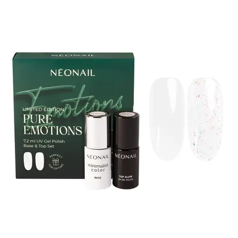 Neonail Zestaw Pure Emotions Base & Top Set