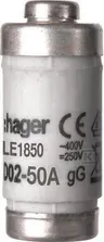 Wkladka bezpiecznikowa 50A D02 gG 400VAC, LE1850 - Hager