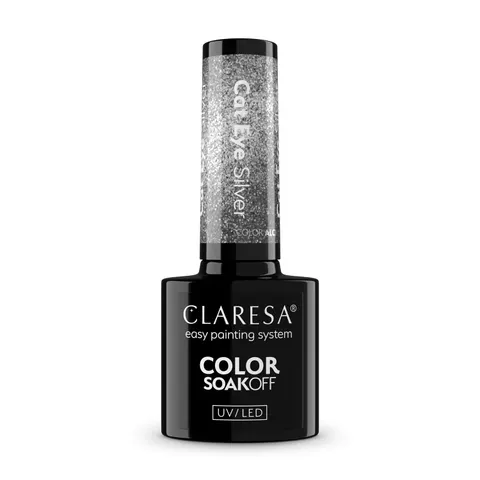 Claresa Cat Eye Silver Lakier Hybrydowy 5g