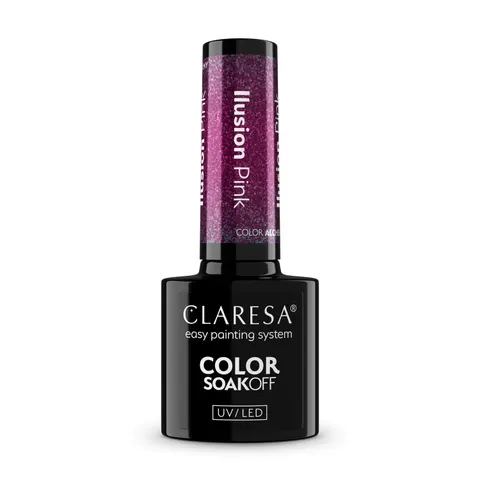 Claresa Ilusion Pink Lakier Hybrydowy 5g