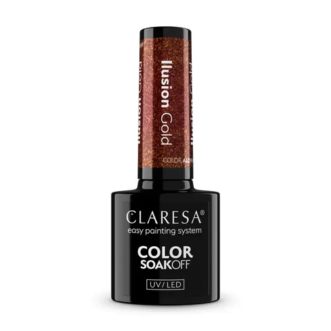 Claresa Ilusion Gold Lakier Hybrydowy 5g