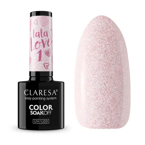Claresa La La Love 1 Lakier Hybrydowy 5g