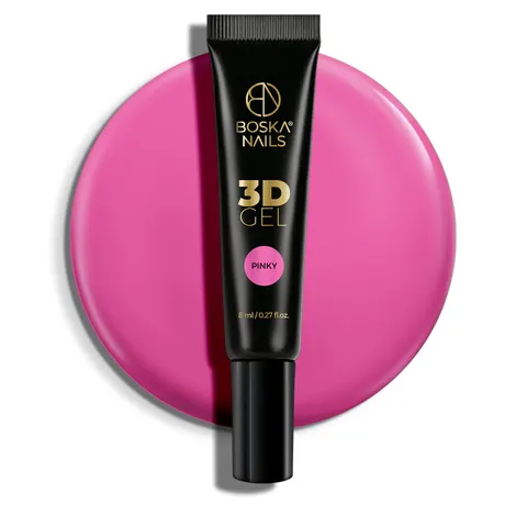 Boska Nails Żel 3D do Zdobień Pinky 8 ml