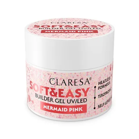 Claresa Żel Budujący Soft&Easy Mermaid Pink 12g